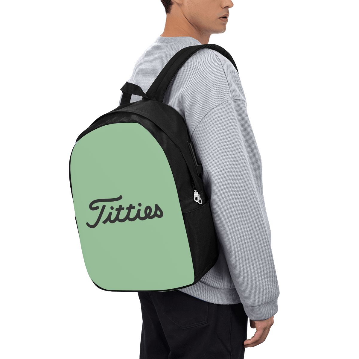 Laptop Bag - Torba na plecy z motywem piersi,