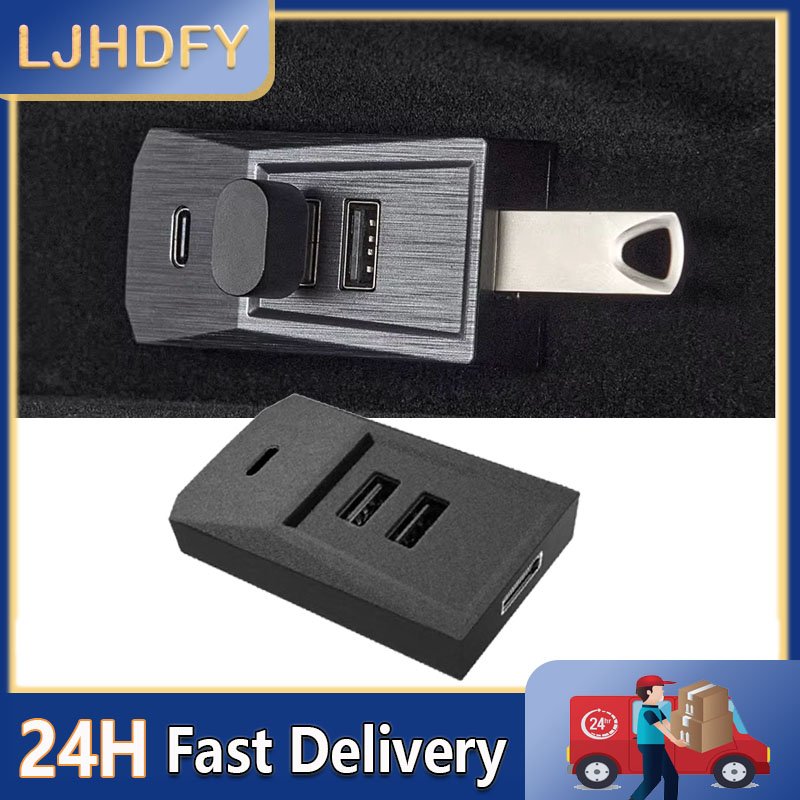 Usb C Hub - Stacja dokująca do schowka samochodowego, koncentrator