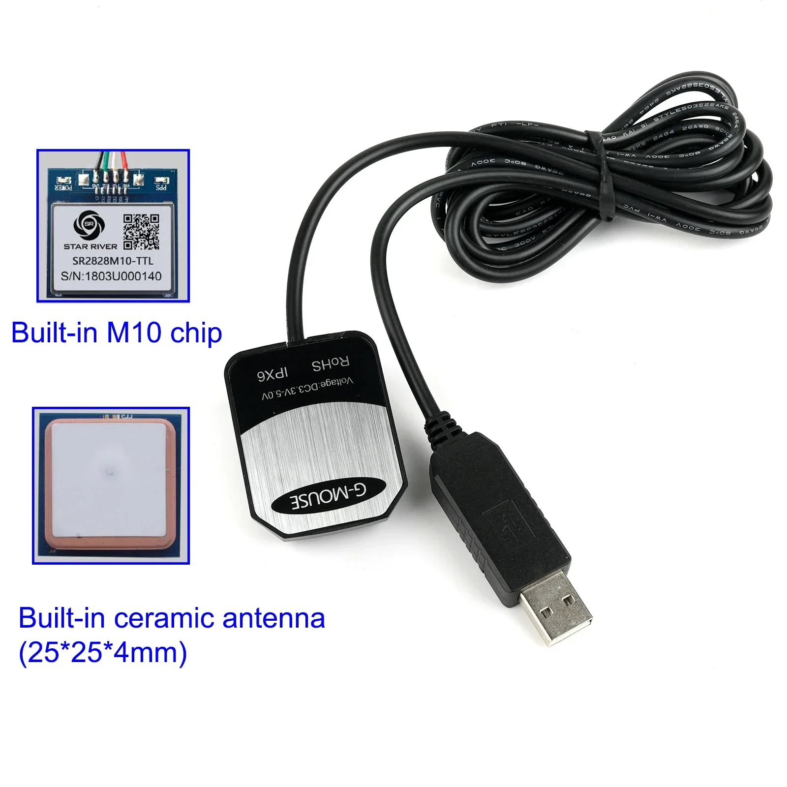 Moduł GPS M10 G-Mouse USB z ob – Laptop Mouse recenzja i cena