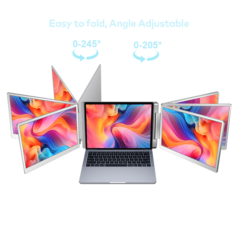 Przenośny monitor LCD z dwoma  – Laptop Stand recenzja i cena